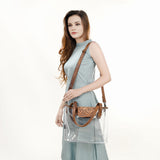 ADBG1186 Clear Bag Genuine Western Leather Women Bag