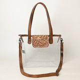 ADBG1186 Clear Bag Genuine Western Leather Women Bag