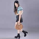 ADBG1227 Clutch Genuine Western Leather Women Bag