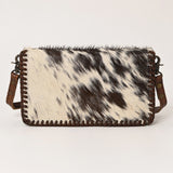 ADBG1228 Clutch Hair-on Genuine Western Leather Women Bag