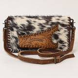 ADBG1228 Clutch Hair-on Genuine Western Leather Women Bag