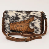 ADBG1228 Clutch Hair-on Genuine Western Leather Women Bag