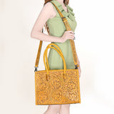 ADBG1131 Tote Hand Tooled Genuine Western Leather Women Bag