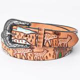 LC-ADBLF163-M Genuine American Leather Belt Men and Women