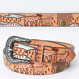 LC-ADBLF163-M Genuine American Leather Belt Men and Women