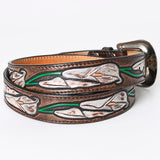 LC-ADBLF166-S Genuine American Leather Belt Men and Women