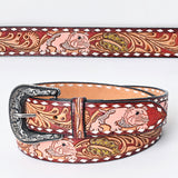 LC-ADBLF169-S Genuine American Leather Belt Men and Women