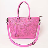 ADBG1246 Tote Hand Tooled Genuine Western Leather Women Bag