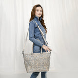 ADBG1246 Tote Hand Tooled Genuine Western Leather Women Bag