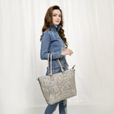 ADBG1246 Tote Hand Tooled Genuine Western Leather Women Bag