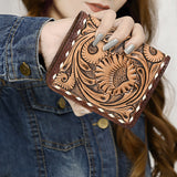 ADBG1249 Wallet Genuine Western Leather Women Bag