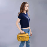 ADBG1251 Jewelry Case Genuine Western Leather Women Bag