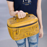 ADBG1251 Jewelry Case Genuine Western Leather Women Bag