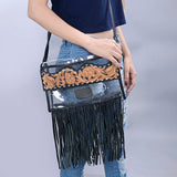 ADBG1256 Clear Bag Genuine Western Leather Women Bag