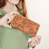 ADBG1269 Wallet Genuine Western Leather Women Bag