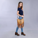 ADBG1289 Hobo Hair On Genuine Western Leather Women Bag