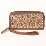 ADBG1290 Wristlet Genuine Western Leather Women Bag