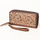 ADBG1290 Wristlet Genuine Western Leather Women Bag