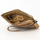 ADBGZ784 Wristlet Genuine Western Leather Women Bag