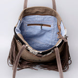 OHV124 Hobo Upcycled Canvas Ladies Bag