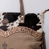 OHV124 Hobo Upcycled Canvas Ladies Bag