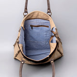 OHV130 Hobo Upcycled Canvas Ladies Bag