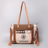 OHV131 Hobo Upcycled Canvas Ladies Bag