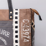 OHV132 Hobo Upcycled Canvas Ladies Bag