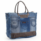 OHV137 Weekender Upcycled Canvas Ladies Bag