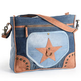 OHV143 Crossbody Upcycled Canvas Ladies Bag