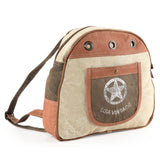 OHV147 Backpack Upcycled Canvas Ladies Bag