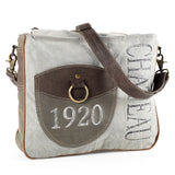 OHV156 Crossbody Upcycled Canvas Ladies Bag