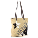 OHV169 Tote Upcycled Canvas Ladies Bag