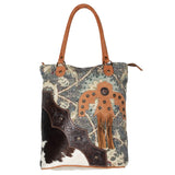 OHV193 Tote Upcycled Canvas Ladies Bag