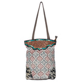 OHV197 Tote Upcycled Canvas Ladies Bag