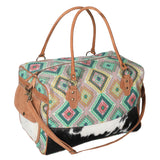 OHV221 Duffel Upcycled Canvas Ladies Bag