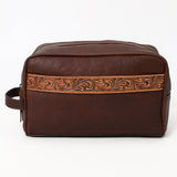 OHM107 Toiletry Genuine Leather women bag western Bag