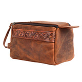 OHM111 Toiletry Genuine Leather women bag western Bag