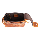 OHM111 Toiletry Genuine Leather women bag western Bag