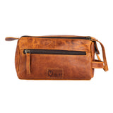 OHM111 Toiletry Genuine Leather women bag western Bag