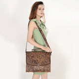 ADBG1318 Briefcase Genuine Western Leather Women Bag