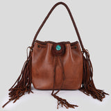 ADBGM273 Bucket Genuine Western Leather Women Bag