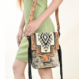 ADBG856 Messenger Hair On Genuine Western Leather Women Bag