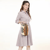 ADBG995 Toiletry Genuine Western Leather Women Bag