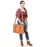 ADBG1394 Briefcase Genuine Western Leather Women Bag