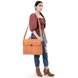 ADBG1395 Briefcase Genuine Western Leather Women Bag