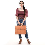 ADBG1395 Briefcase Genuine Western Leather Women Bag