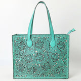 ADBGZ787 Tote Hand Tooled Genuine Western Leather Women Bag