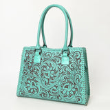 ADBGZ793 Tote Hand Tooled Genuine Western Leather Women Bag