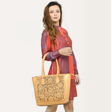 ADBGZ794 Tote Hand Tooled Genuine Western Leather Women Bag